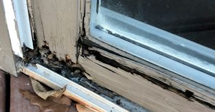 Can a broken double pane window be repaired?