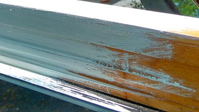 Modern paints for wooden window restoration