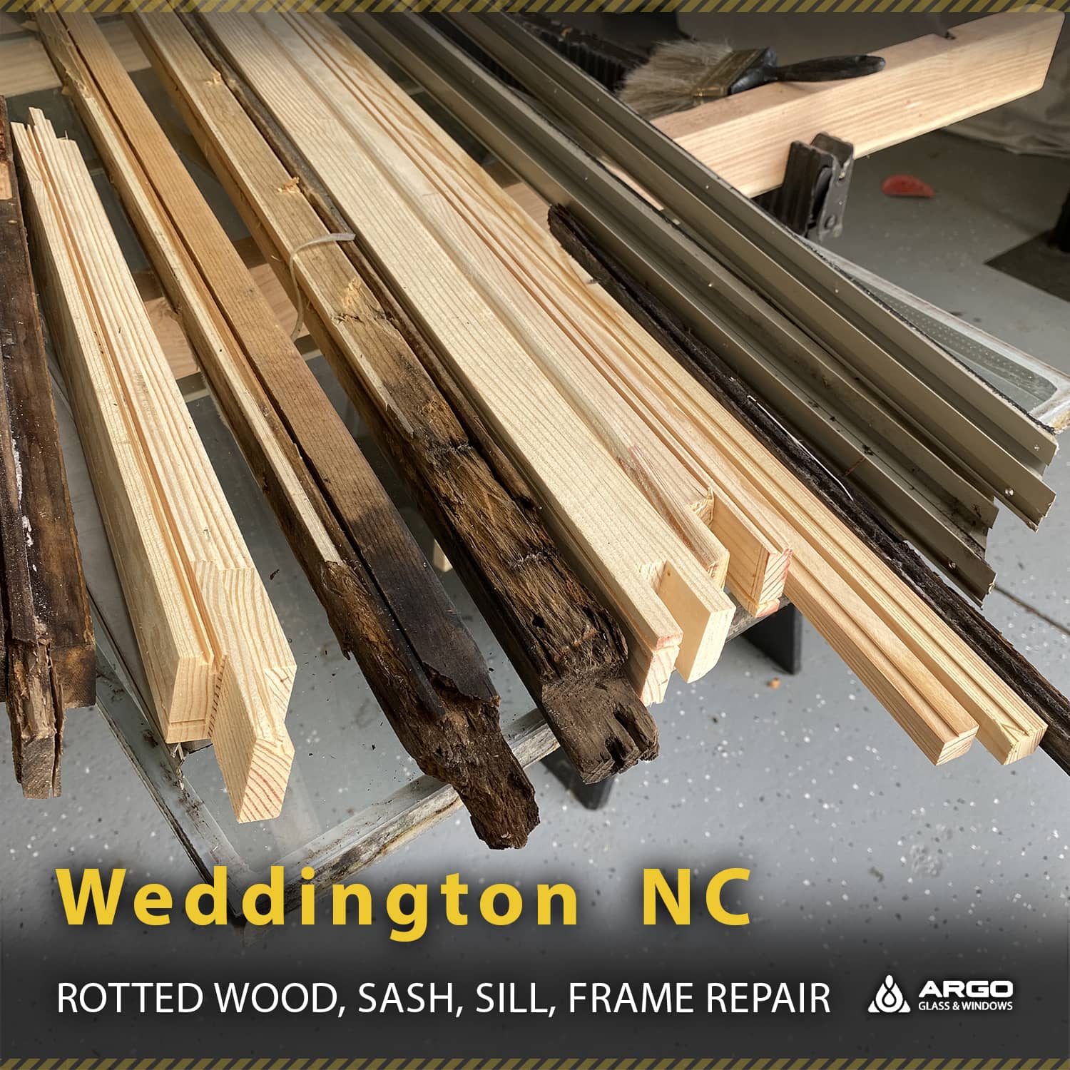 Professional Rotted Wood, Sash, Sill, Frame Repair company